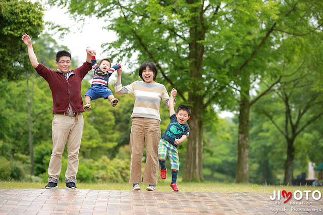 岐阜県可児市へ家族写真の出張撮影