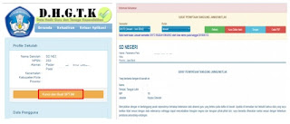 Cara Mengunci DHGTK Dan Cetak SPTJM