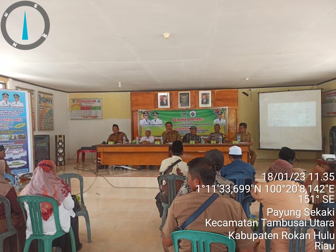 Pemdes Payung Sekaki Gelar MUSRENBANGDes Usulan Rencana Pembangunan Desa Tahun Anggaran 2024