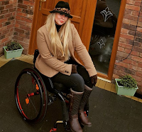 Beautiful Belle Lena McAllister, model and advocate for disabled people