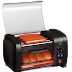 Elite Cuisine EHD-051B Hot Dog Toaster Oven, 30-Min Timer,