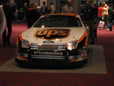 Dale Jarrett #88 Ford Fusion NASCAR at the Portland International Auto Show in Portland, Oregon, on January 28, 2006