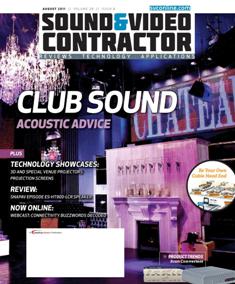 Sound & Video Contractor - August 2011 | ISSN 0741-1715 | TRUE PDF | Mensile | Professionisti | Audio | Home Entertainment | Sicurezza | Tecnologia
Sound & Video Contractor has provided solutions to real-life systems contracting and installation challenges. It is the only magazine in the sound and video contract industry that provides in-depth applications and business-related information covering the spectrum of the contracting industry: commercial sound, security, home theater, automation, control systems and video presentation.