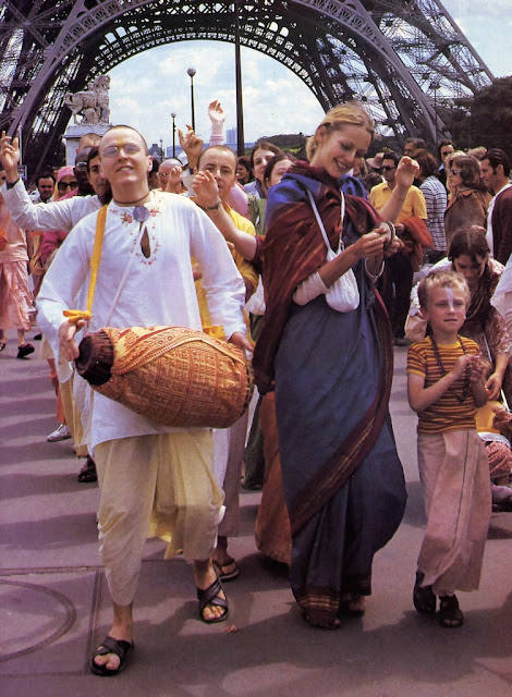 Chanting and Dancing in Ecstasy Beneath the Eiffel Tower