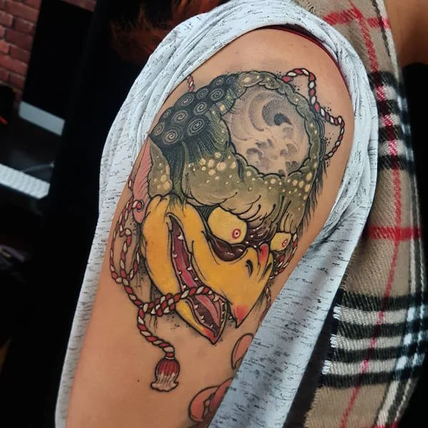 Foto de un tatuaje de estilo original