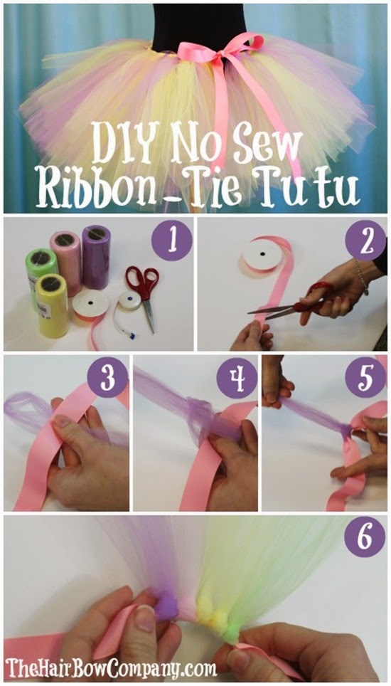 DIYPastelRibbonTieTutu