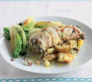 nutty stuffed plaice parcels recipe