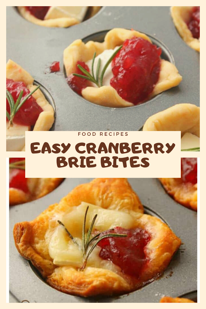 EASY CRANBERRY BRIE BITES