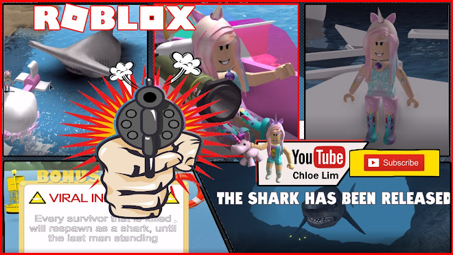 Chloe Tuber Roblox Sharkbite Gameplay Playing With Wonderful Friends - hammerhead shark roblox