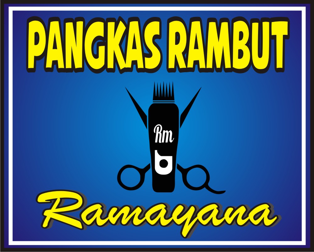 Download Contoh Spanduk Pangkas Rambut  cdr KARYAKU