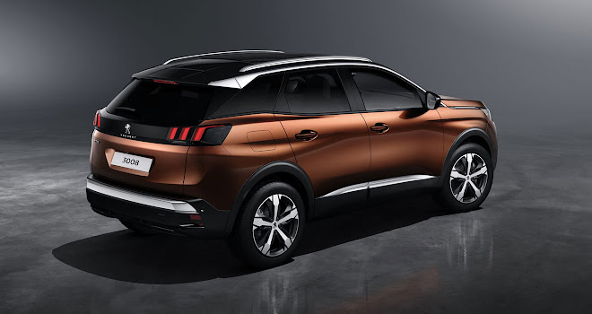 New Peugeot 3008 rear view