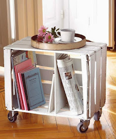 Ideas para decorar con cajas de fruta Ideas para decorar con cajas de fruta