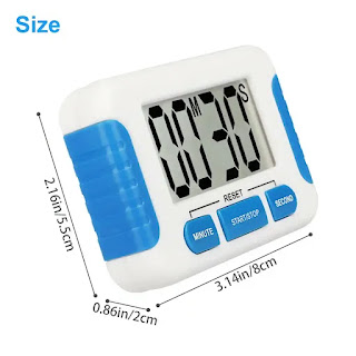 Kitchen Cooking Timer Digital Count-Down Up Clock LCD Display Loud Alarm Magnetic hown - store
