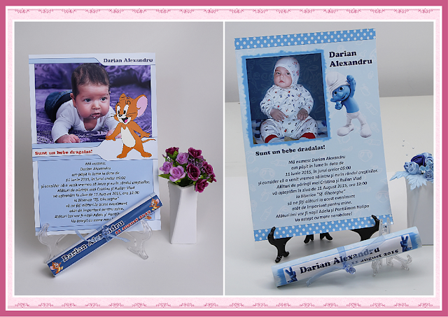 invitatii botez papirus