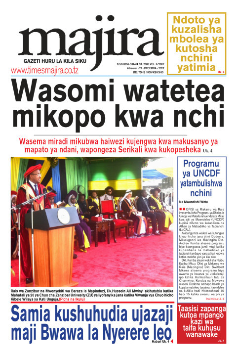 Haya hapa magazeti ya leo