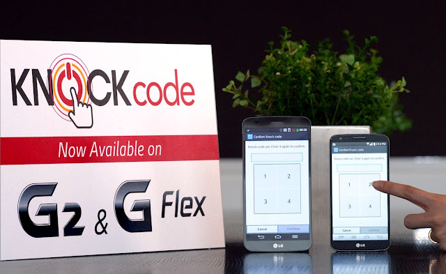 LG G2 & G Flex Knock Code support