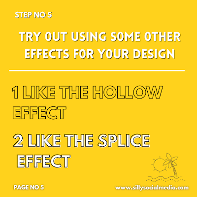 How to add Shadow Effect for Text in CANVA? Graphic Design