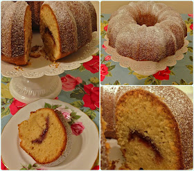 Peanut Butter and Jelly Bundt