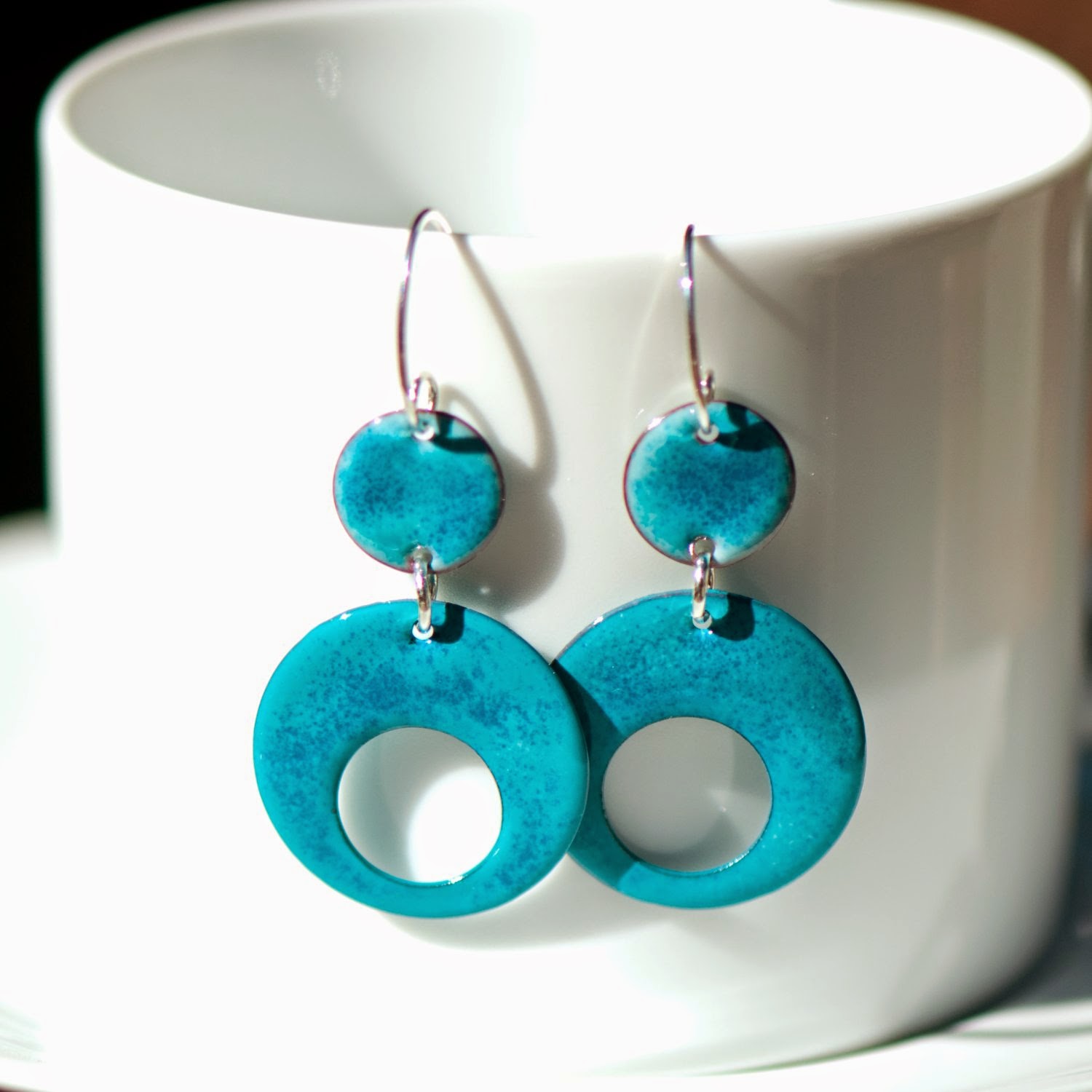 Modern Bohemian Disc Earrings