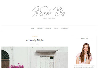 A Simple Blog Blogger Template