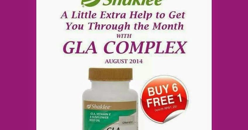 CahayaMatakuYgMenyaksikan: PROMOSI GLA COMPLEX SHAKLEE