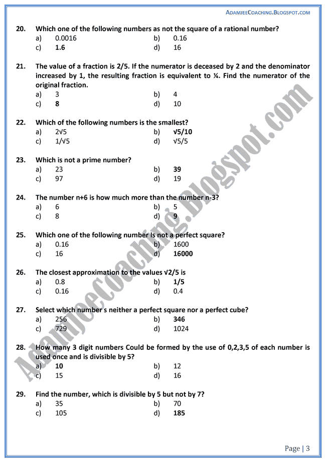 Workout-Problems-Entrance-Practice-Questions-MBA-BBA