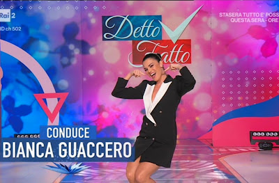 Bianca Guaccero si diverte a detto Fatto