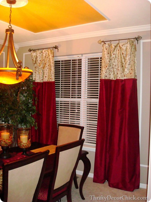 two tone drapes