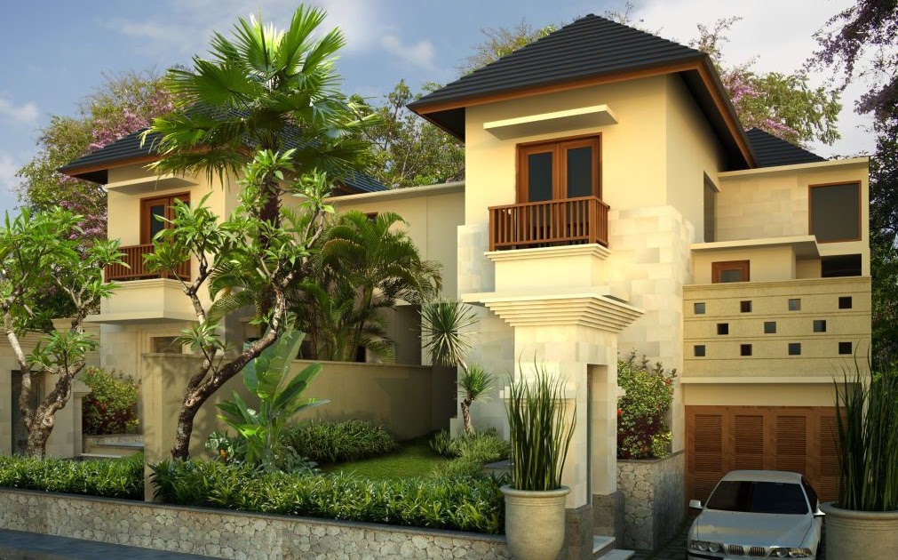 Gambar Desain Rumah: Desain Villa Type 200 Tropical Mansion