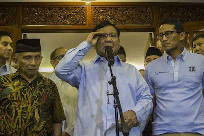 Prabowo Subianto Disebut Jarang Tampil di Pada Masa Kampanye Pemilihan Presiden 2019. 