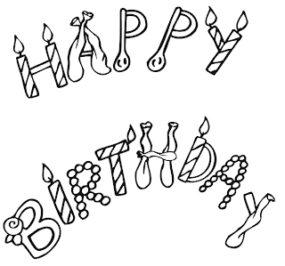 kids coloring pages, birthday coloring pages