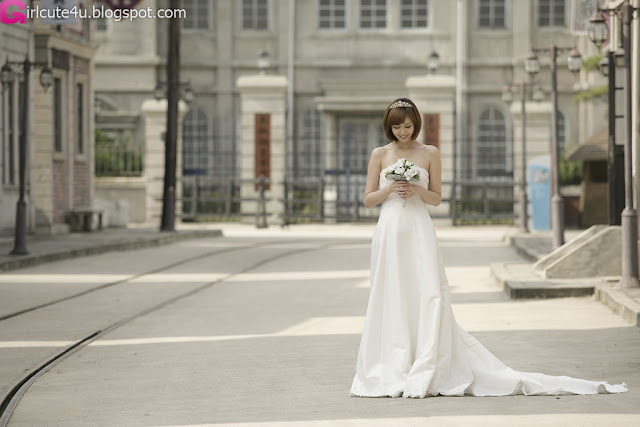 2 Kang Yui - Wedding Dress-very cute asian girl-girlcute4u.blogspot.com