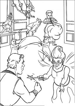 top shrek coloring pages