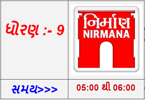 STD 9 - NIRMAN Gujarati TV Live Karyakram