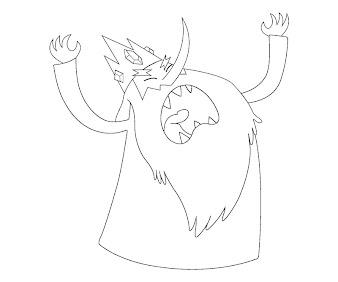 #10 Ice King Coloring Page