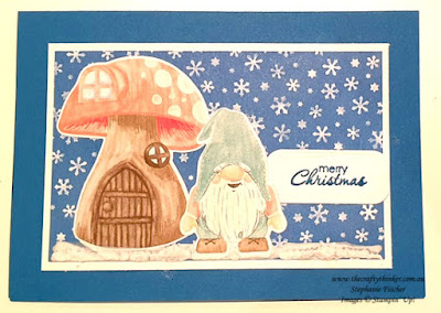 Storybook Gnomes, Gnomes Dies, Xmas card, Christmas Card, Stampin Up Demonstrator Stephanie Fischer, Cardmaking