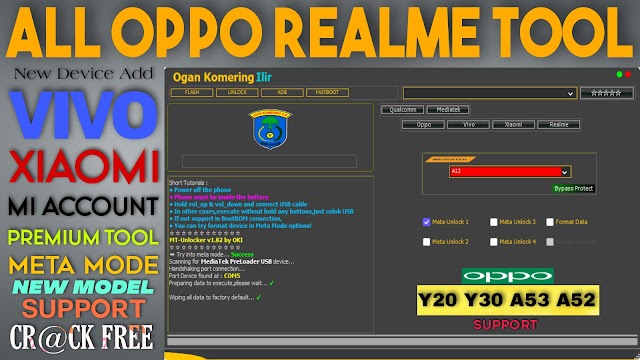 All oppo & Realme Meta mode unlock tool 2021