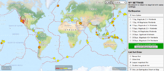 real time earthquake map Maps Mania Real Time Earthquake Maps real time earthquake map