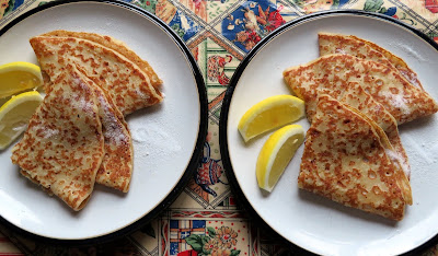 Crepes with Lemon & Sugar for Two