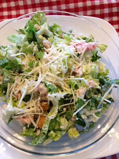 Crab Caesar Salad