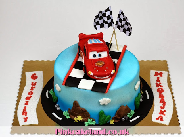Lightning McQueen Bday Cake - Surrey
