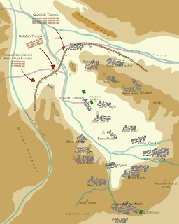 Hendek Savaşı haritası