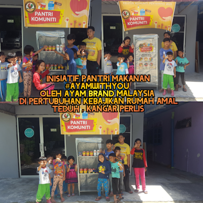 Kolaborasi, event campaign , ayam brand malaysia, pantri makanan komuniti, ayam brand with you, inisatif piham ayam brand dalam membantu komuniti perlis, program amal, komuniti perlis, rumah amal teduhan kangar perlis, senarai rumah kebajikan di perlis