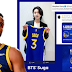 STEPH CURRY RETWEETS  BTS MEMBER SUGA'S POST ON GOLDEN STATE WARRIORS JERSEY