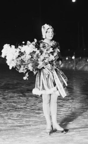 Image of Olympic Gold Medallist and World Figure Skating Champion Sonja Henie