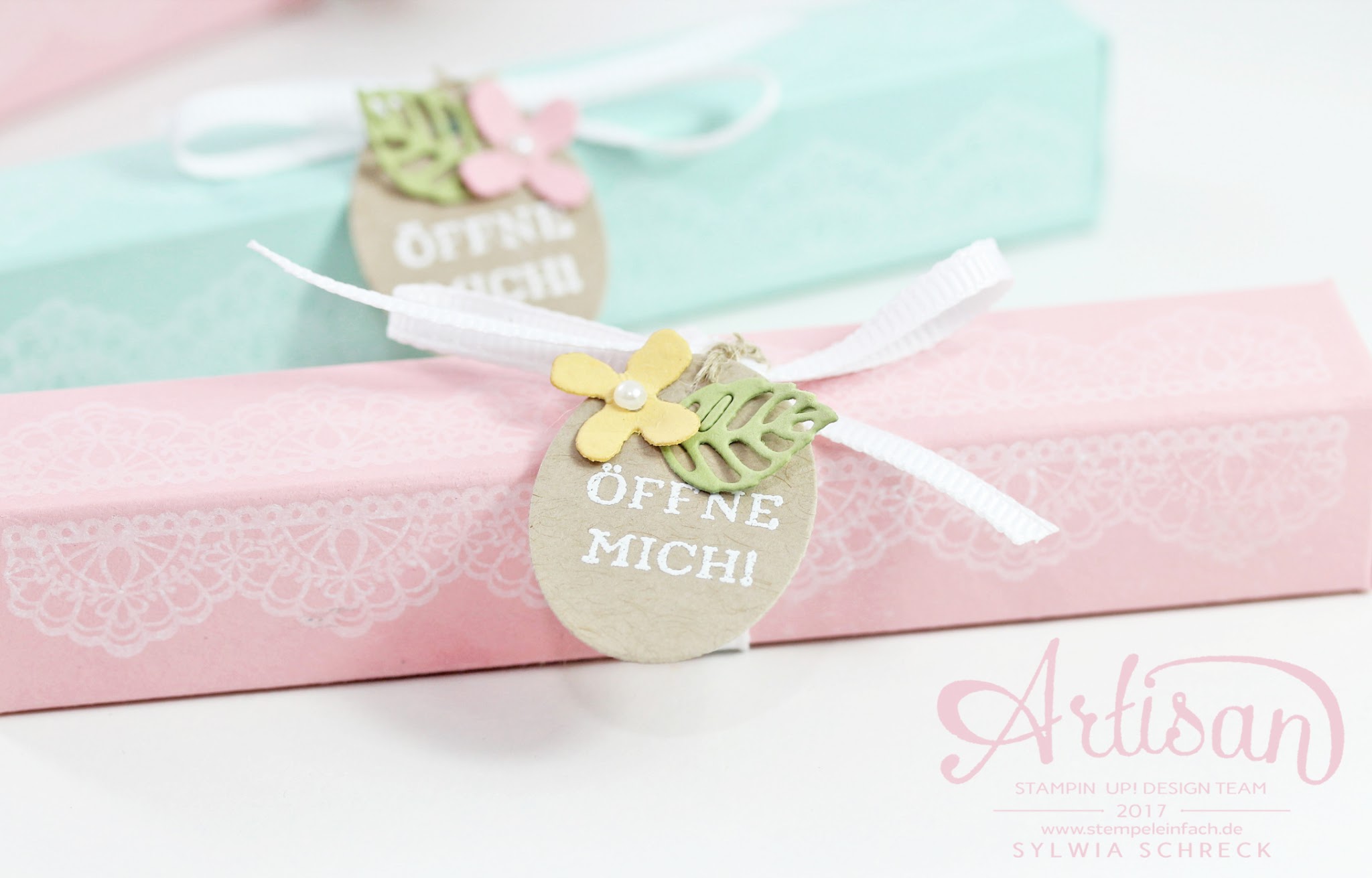 Tisch Geschenke mit Delicate Details von Stampin Up