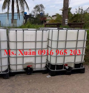 tank nhựa cũ 1000L, bồn nhựa cũ 1000 lít