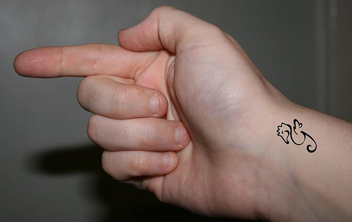 6. Cute And Stylish Small Hand Tattoos For Girls 2014