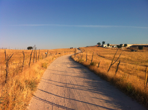 Ruta en bici de Madrid a Segovia por el Camino de Santiago, julio 2012