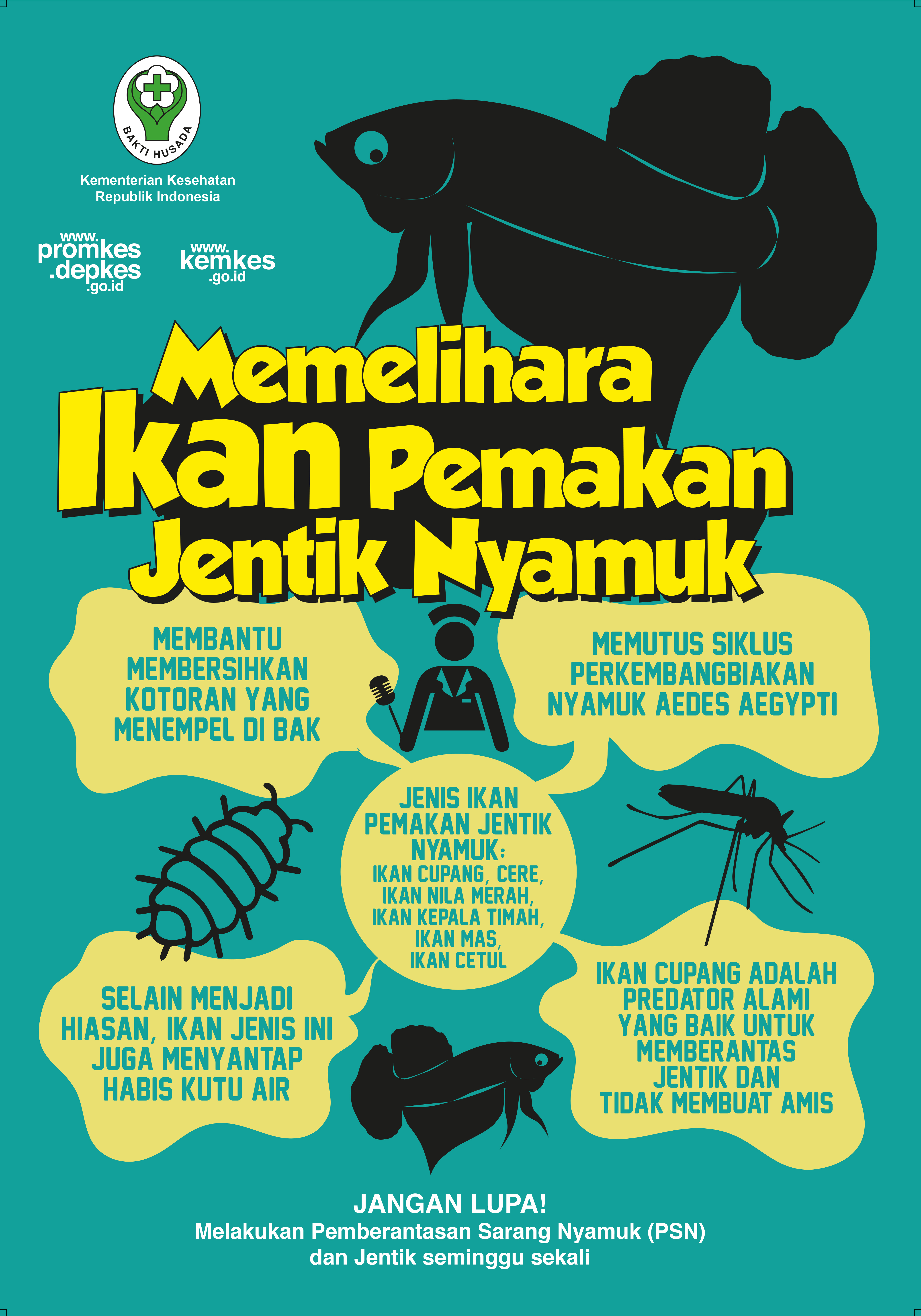 Yuk Pelihara Ikan Pemakan Jentik Nyamuk | Ilmu Pengetahuan Tak Berbatas